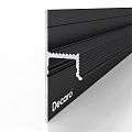 Decaro Теневой профиль Engineering Универсальный D002.2A Black Анодированный черный
