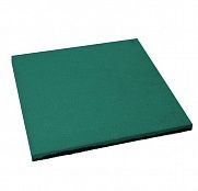 Резиновая плитка Квадрат 16 мм зеленая