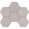 Мозаика Estima Graffito Light Grey GF01 Hexagon 25x28,5 непол. 70433