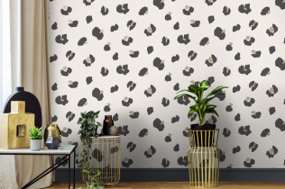 Holden Decor Imaginarium 2 Large Leopard Spot Cream 13032