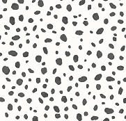 Holden Decor Indulgence Dalmatian Black and White 12940