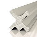 Decaro Теневой профиль Engineering Разделительный D00X.A Titanium Анодированный титановый