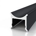 Decaro Теневой профиль Engineering Разделительный D007А Black Анодированный черный