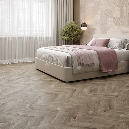 Ламинат SPC Alpine Floor Chevron Alpine Дуб Натуральный Отбеленный ECO 18-3
