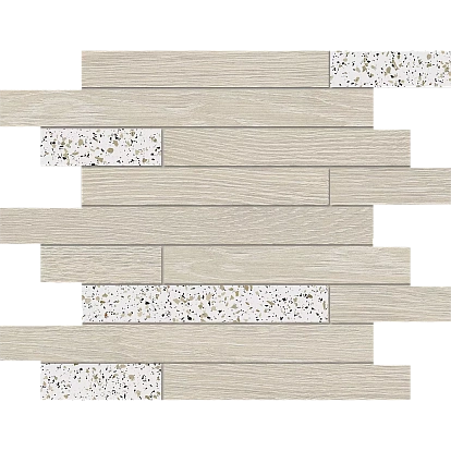 Мозаика Estima Kraft Wood Nordic KW00/CM00 Muretto 30x35 структур./непол. 70621