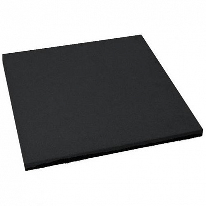 Резиновая плитка Резиновая плитка Квадрат  20 мм черная