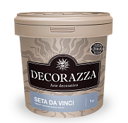 Decorazza Декоративная краска с эффектом перламутрового шёлка Seta Da Vinci 1 л