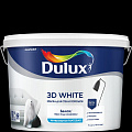 Краска для стен и потолков водно-дисперсионная Dulux 3D White матовая 9 л