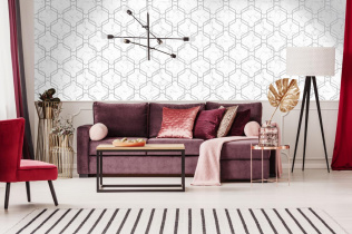 Holden Decor Kaleidoscope Ventura Grey /Silver 90600
