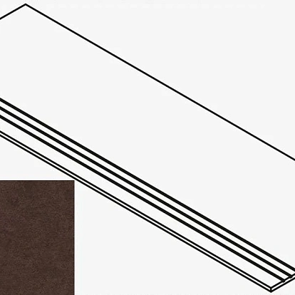 Ступень Estima Cave Brown CA03-30x120-Непол. (с насечками) 70146