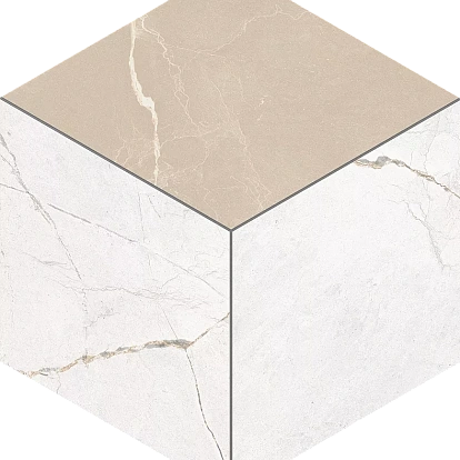 Мозаика Estima Nolana Cube White NL00/NL01 Cube 29x25 непол. 70772