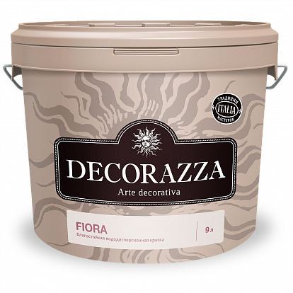 Декоративная штукатурка Decorazza Краска для интерьеров Fiora С 9 л