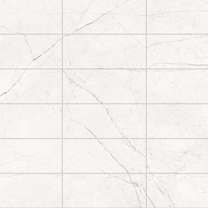 Фальшмозаика Estima Nolana White NL00 Velvet 59,4х120 непол. 71991