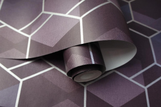 Holden Decor Amazonia Cassius Purple_Silver 91283