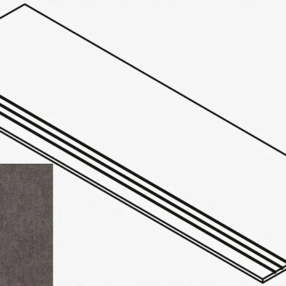 Ступень Estima Cave Anthracite CA05-30x60-Непол. (с насечками) 70150