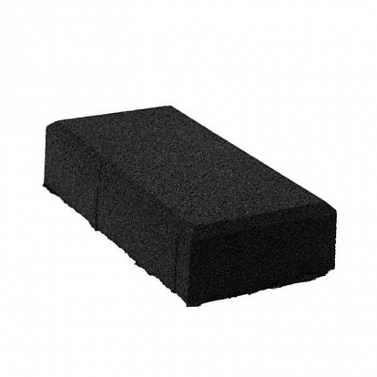 Резиновая плитка Резиновая плитка Кирпич 40 мм черная