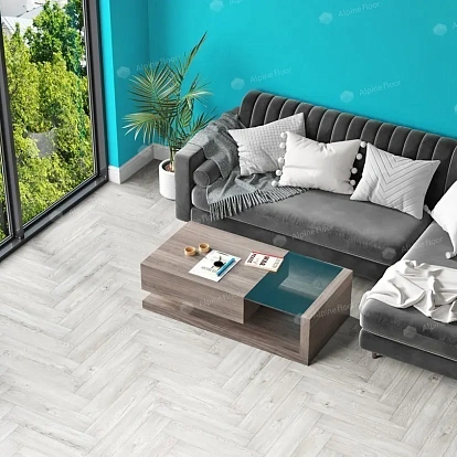 Ламинат SPC Alpine Floor Light Parquet Снежный ЕСО 13-11