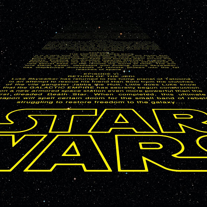 Обои Komar Disney Star Wars Intro (Звёздные войны: Вступление) 8-487