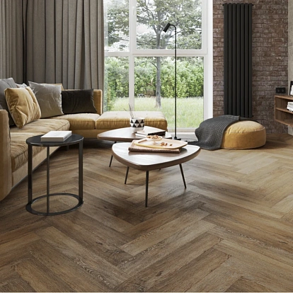Виниловый ламинат Vinilam Parquet Herringbone Glue Паркет Тусон GD11377