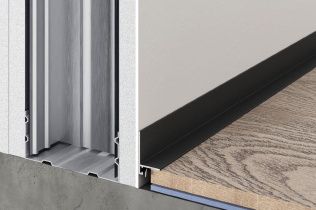 Decaro Microplinth Микроплинтус ML15A Black Brush Анодированный черный браш