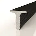 Decaro Теневой профиль Engineering Разделительный D009.3A Black Анодированный черный