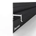 Decaro Теневой профиль Engineering Универсальный D002A Black Анодированный черный