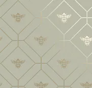 Holden Decor Imaginarium 2 Honeycomb Bee Green 13080