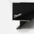 Decaro Теневой профиль Engineering Потолочный D005.2A Black Анодированный черный