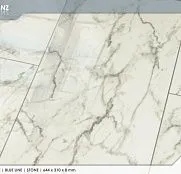 Falquon Blue Line Stone Carrara Marble D2921