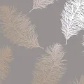 Holden Decor Indulgence Fawning Feather Grey_ Rose Gold 12629