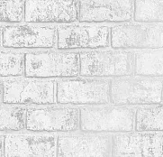 Holden Decor Indulgence Glistening Brick White / Silver 12950