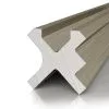 Decaro Теневой профиль Engineering Разделительный D00X.A Brass Анодированный латунный