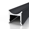 Decaro Теневой профиль Engineering Разделительный D007А Black Анодированный черный