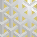 Holden Decor Indulgence Glistening Trident Geo Grey_Yellow 12811