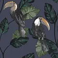 Holden Decor Amazonia Tiki Navy 91343