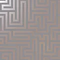 Holden Decor Indulgence Glistening Maze Grey_Rose Gold 12914