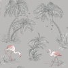 Holden Decor Imaginarium 2 Flamingo Lake Grey/Coral 12381