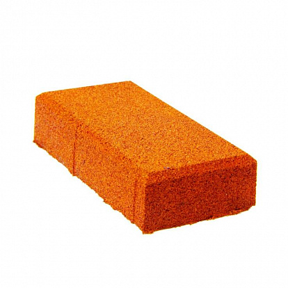 Резиновая плитка Резиновая плитка Кирпич 40 мм оранжевая