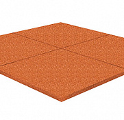 Резиновая плитка Rubblex Распродажа оранжевый 20 мм