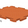 Резиновая плитка Rubblex Распродажа Ласточкин Хвост оранжевый 25 мм
