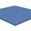 Резиновая плитка Rubblex Active синий 500x500x30мм