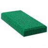 Резиновая плитка Кирпич 20 мм зеленая