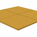 Резиновая плитка Rubblex Распродажа (гладкое основание) желтый 40 мм