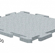 Резиновая плитка Rubblex Распродажа Ласточкин Хвост серый 30 мм