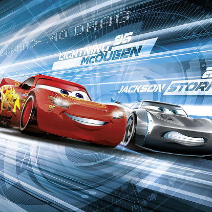 Обои Komar Disney Cars3 Simulation (Тачки-3: симуляция) 4-423