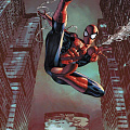 Komar Marvel Человек-паук, прыжок под углом 90* 1-442